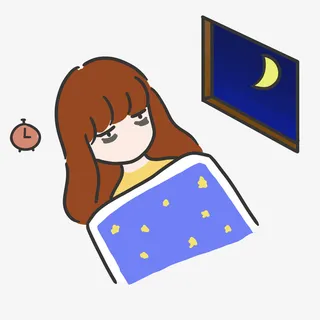 熬夜睡不着黑眼圈免抠