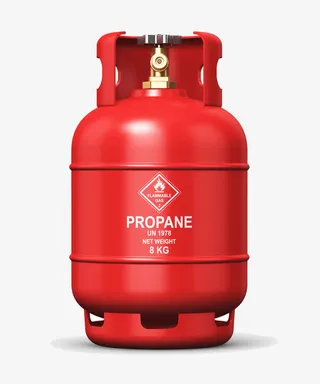 红色燃气瓶液化气高清图片免抠