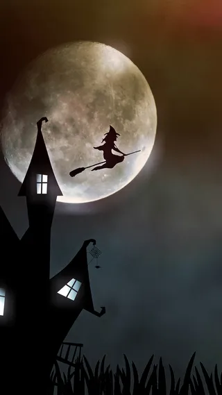 黑色万圣节背景图高清