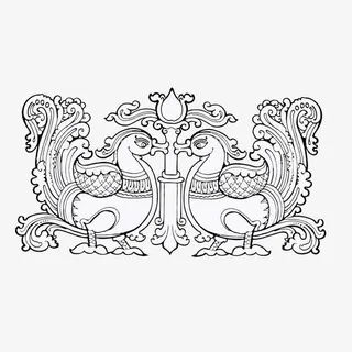 创意鸟图案免抠