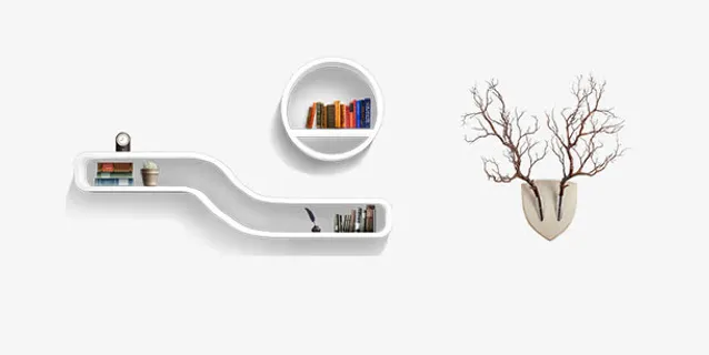 家装墙上装饰用品免抠