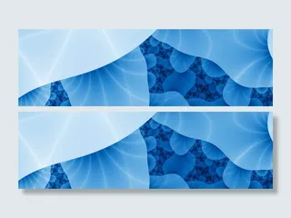 蓝色几何图形背景高清