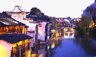 h5素材苏州夜景免抠