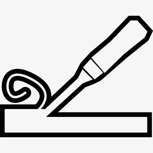 木凿用来雕刻木头，图标免抠