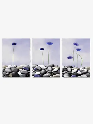 石头简约挂画免抠