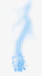 蓝色闪电免抠