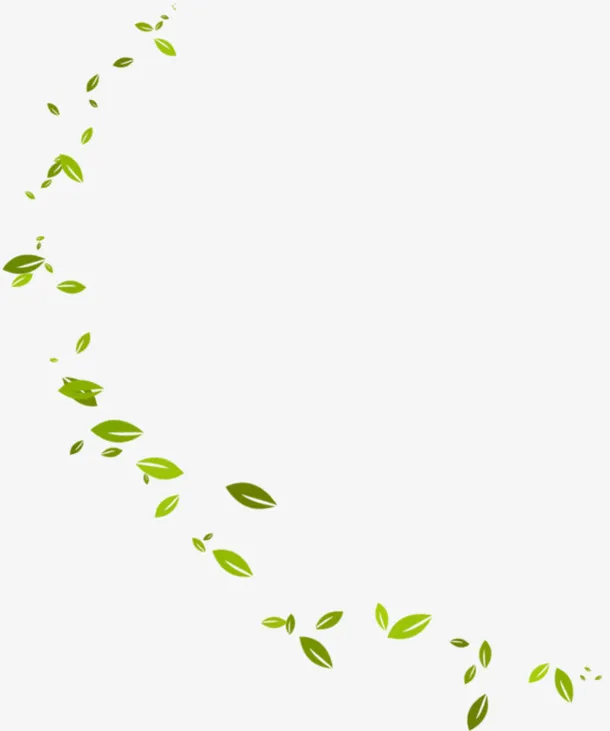 素材 矢量 PNG 通用 飘着的树叶免抠