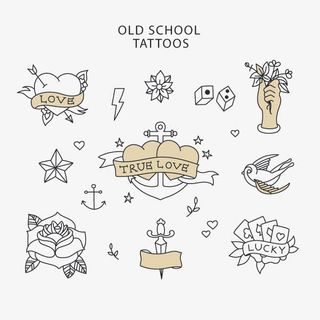 矢量结婚元素免抠