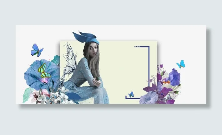 夏季女装海报免抠