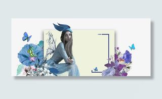 夏季女装海报免抠