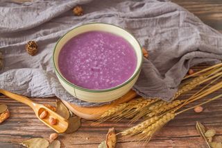 紫薯小米粥拍摄免抠