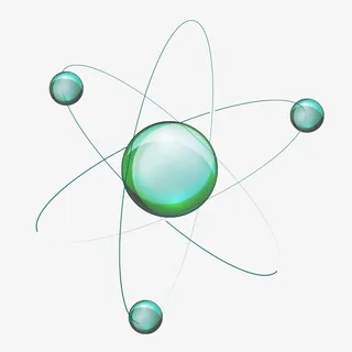 分子结构图模型免抠