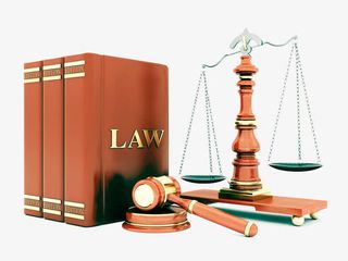 书和锤子和天平免抠