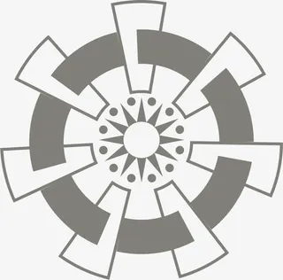 矩阵拼凑的矢量圆环免抠