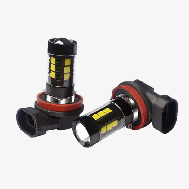 汽车LED爆闪透镜防雾灯免抠