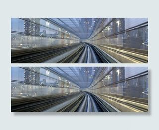 铁路主题banner创意设计免抠