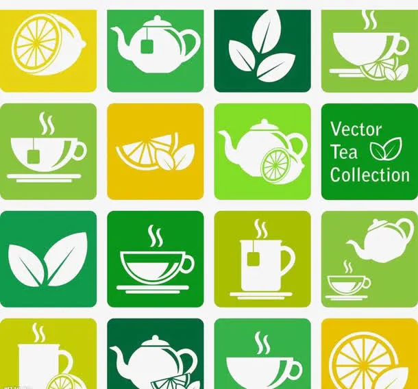 茶叶茶壶图标设计免抠