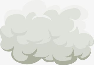 一团创意烟雾笔刷免抠