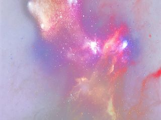 暖色调星空背景免抠