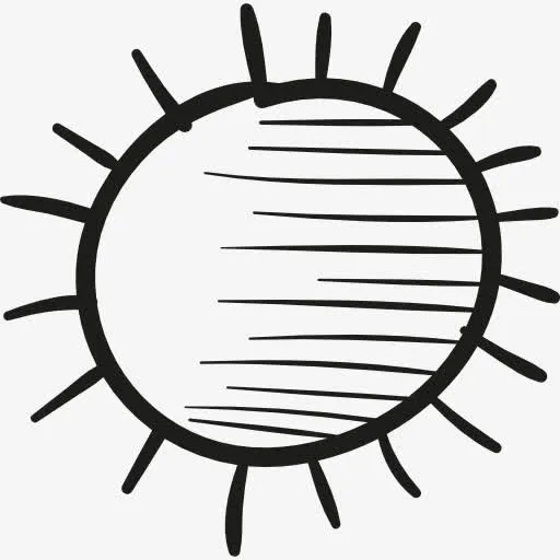温暖的阳光图标免抠