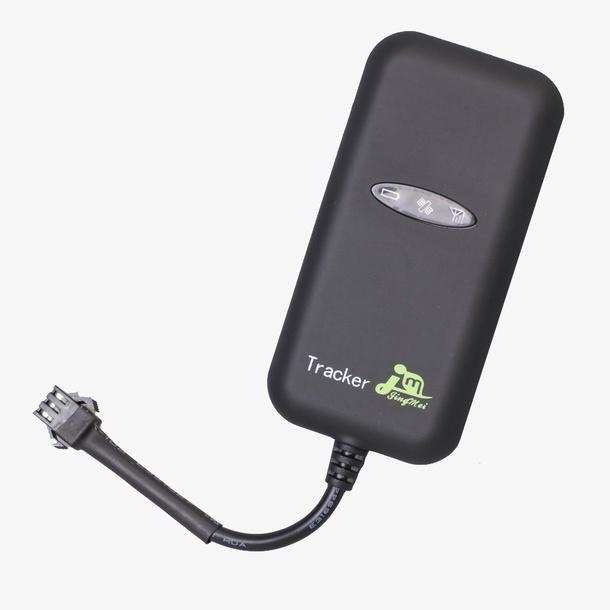 黑色gps定位器免抠