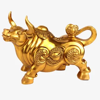 抬头招财牛免抠