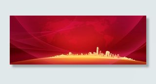 红色地图背景高清