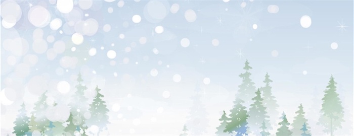 雪景雪乡背景banner海报高清