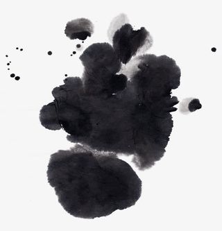 黑色墨迹免抠