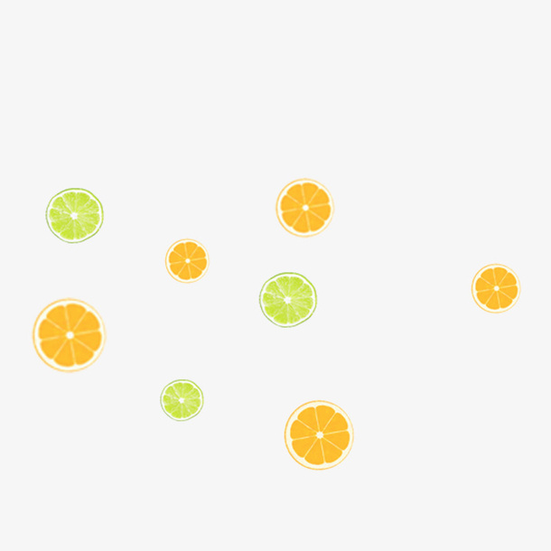 柠檬矢量装饰图-可爱素材免抠