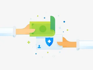 扁平化网络安全免抠标签元素