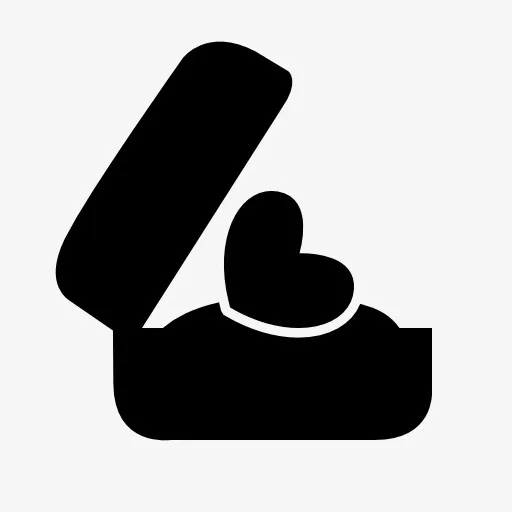 情人心形首饰图标免抠