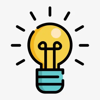 卡通灯泡PNG下载免抠