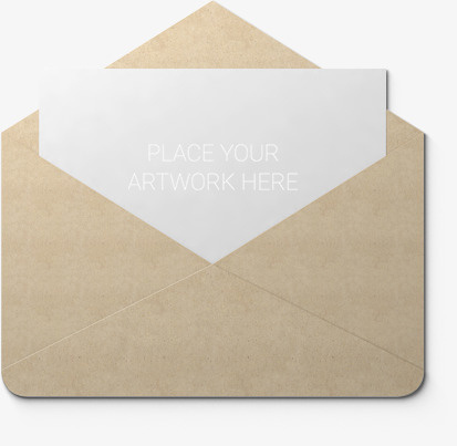复古牛皮纸信件免抠