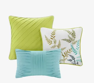 小清新纹络及印花枕头免抠