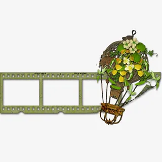 胶卷式边框免抠