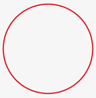 红色免扣圆圈免抠
