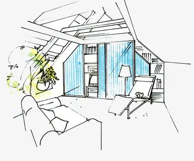 手绘效果图免抠