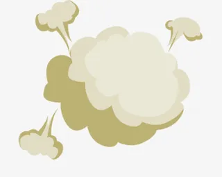 吐出的烟圈免抠