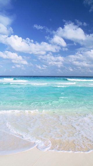 清凉海滩风景H5背景高清