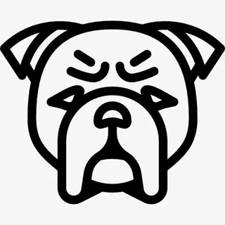 斗牛犬图标免抠