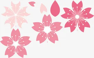 樱花花瓣素材免抠