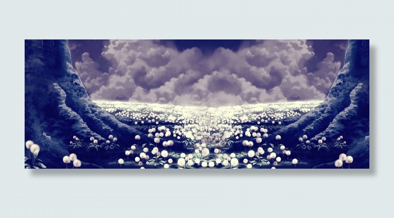 蒲公英海洋背景高清