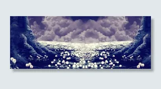 蒲公英海洋背景高清