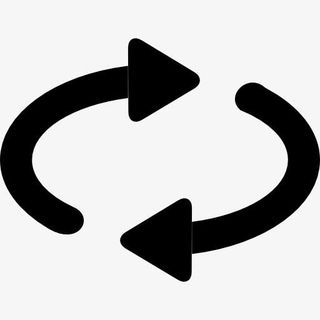 两循环箭头图标免抠