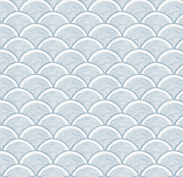 蓝灰色鱼鳞花纹免抠