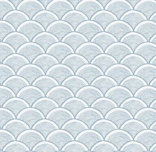 蓝灰色鱼鳞花纹免抠