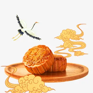 中秋月饼元素免抠