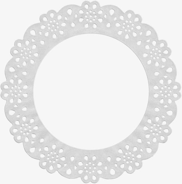 蕾丝边垫子免抠