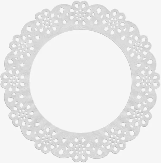 蕾丝边垫子免抠
